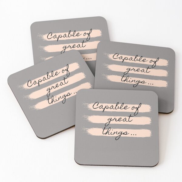 Item preview, Capable Encouraging Hopeful Positive Cute Funny Gift Fun Spiritual Motivational Inspirational Wise Quote designed and sold by EpsilonEridani.