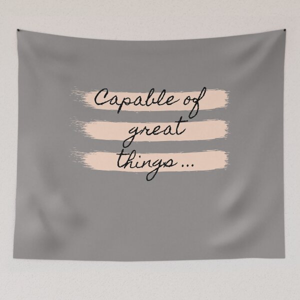 Item preview, Capable Encouraging Hopeful Positive Cute Funny Gift Fun Spiritual Motivational Inspirational Wise Quote designed and sold by EpsilonEridani.