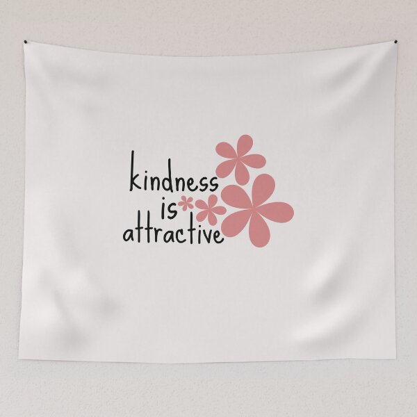 Item preview, Kindness Floral Cute Funny Sarcastic Happy Fun Introvert Awkward Spiritual Geek Hipster Silly Inspirational Motivational Gift designed and sold by EpsilonEridani.