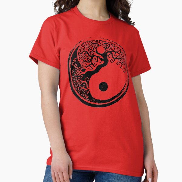 Aperçu de l'œuvre Yin Yang symbole de bonsaï blanc et noir créée et vendue par alenaz.