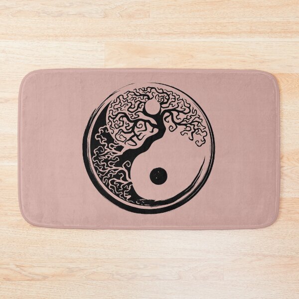 Item preview, Yin Yang White and Black Bonsai Tree Symbol designed and sold by alenaz.