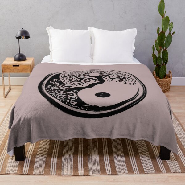 Item preview, Yin Yang White and Black Bonsai Tree Symbol designed and sold by alenaz.