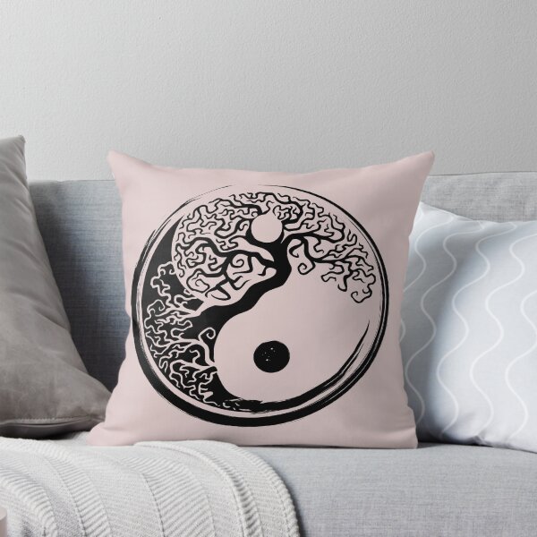 Item preview, Yin Yang White and Black Bonsai Tree Symbol designed and sold by alenaz.