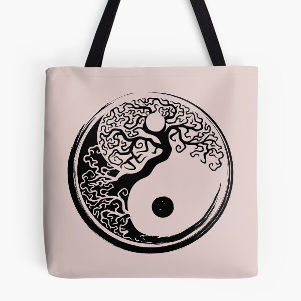 Item preview, Yin Yang White and Black Bonsai Tree Symbol designed and sold by alenaz.