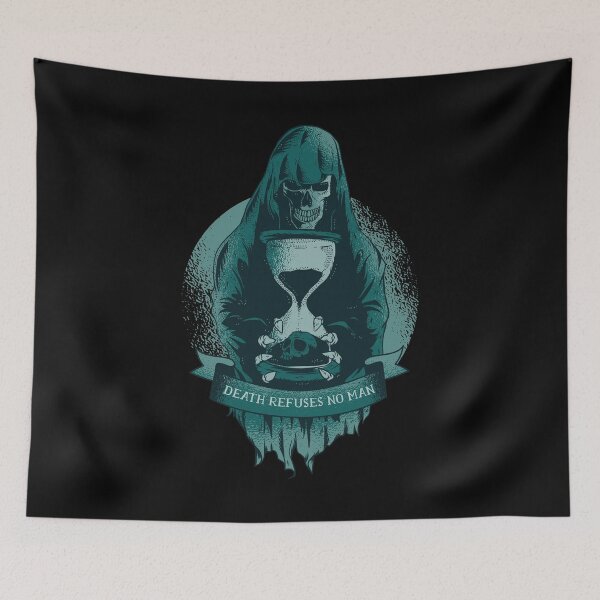 Item preview, Grim reaper with hourglass. designed and sold by emphatic.