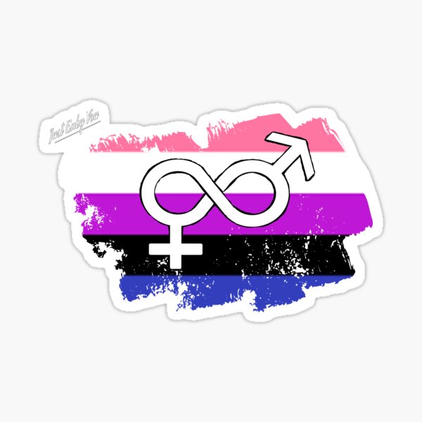 Genderfluid Pride Sticker