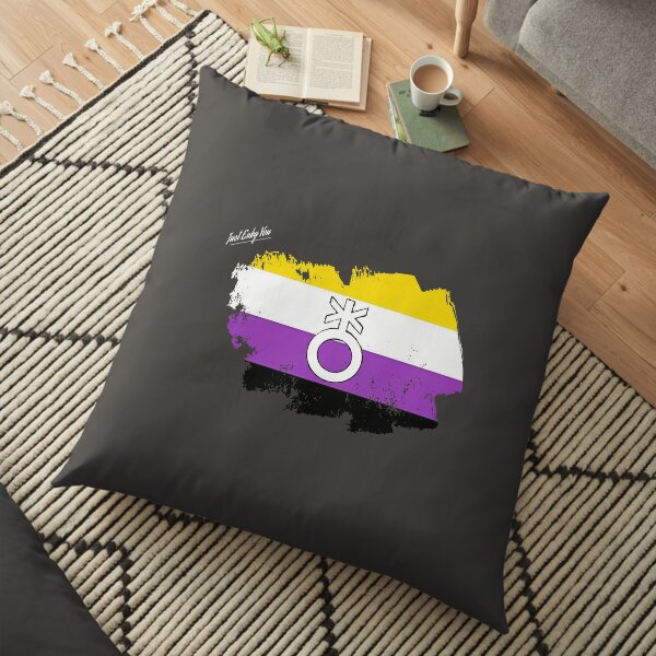 Non-Binary Pride Floor Pillow