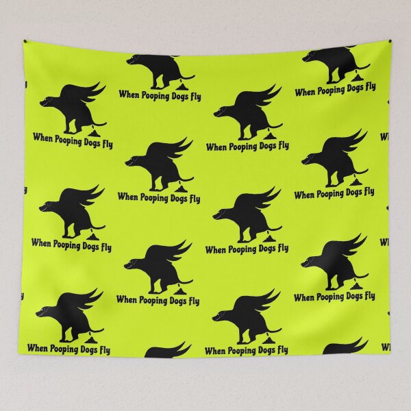 Item preview, Pooping Dog Flying designed and sold by Willyboy16.