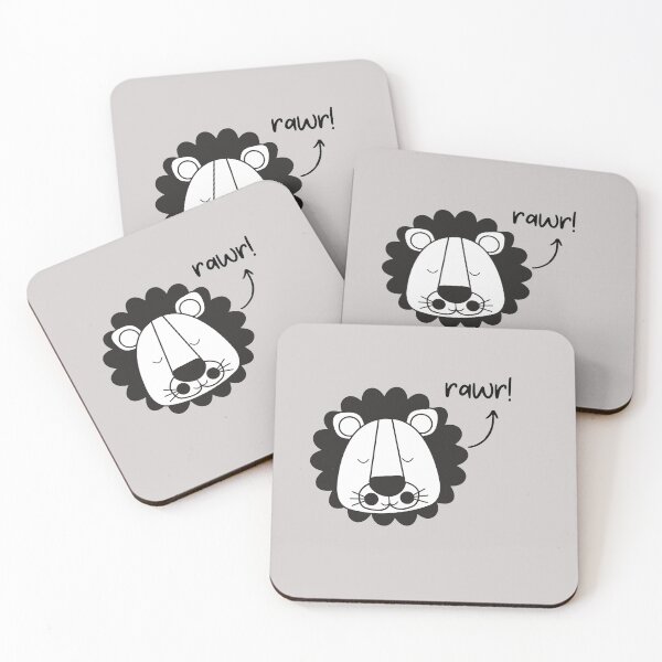 Item preview, Lion Rawr Pets Cute Funny Happy Sarcastic Spiritual Animal Birthday Gift designed and sold by EpsilonEridani.