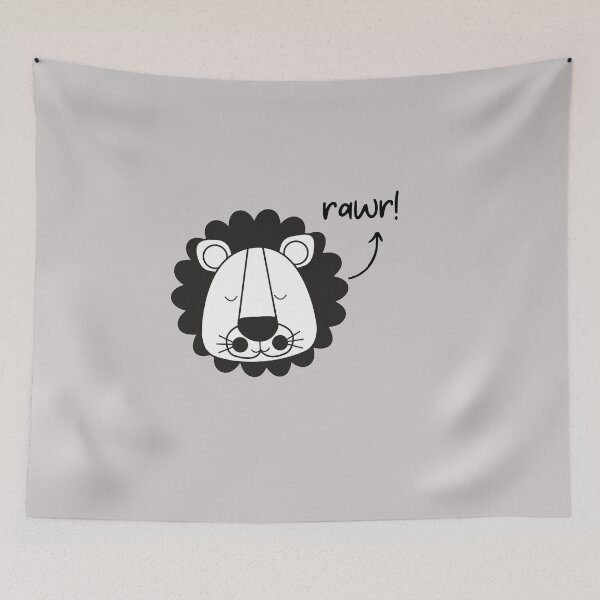 Item preview, Lion Rawr Pets Cute Funny Happy Sarcastic Spiritual Animal Birthday Gift designed and sold by EpsilonEridani.