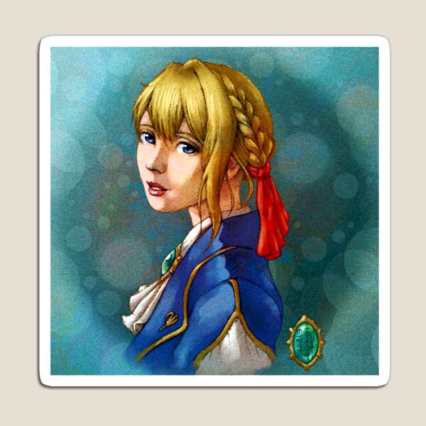 Item preview, Girl with an Emerald Pendant designed and sold by hinxlinx.