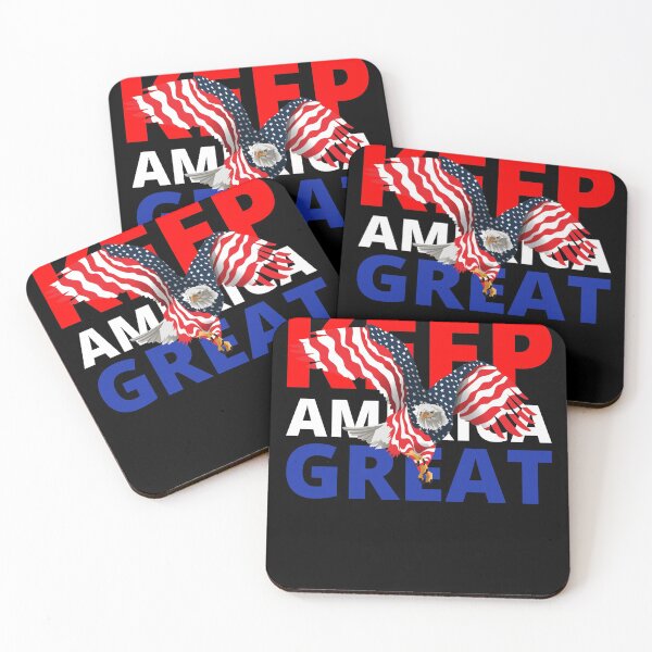 Item preview, Keep America Great Trump For President American US Flag Eagle designed and sold by ThatMerchStore.