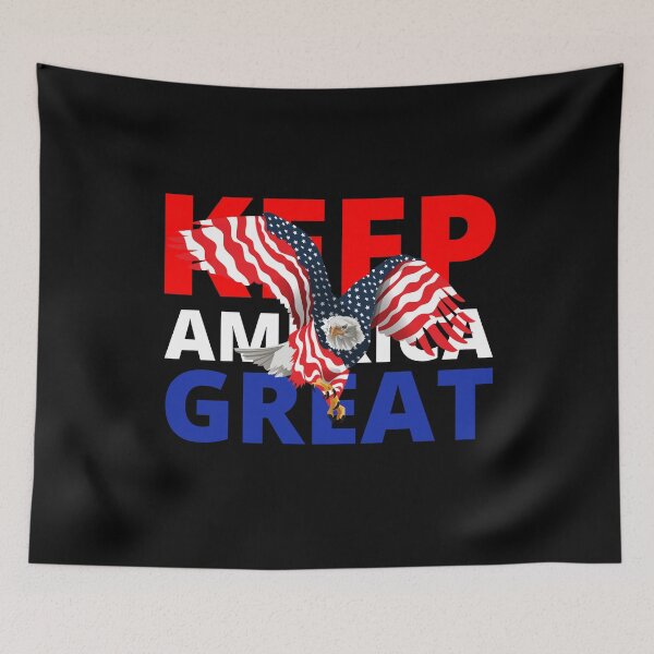 Item preview, Keep America Great Trump For President American US Flag Eagle designed and sold by ThatMerchStore.