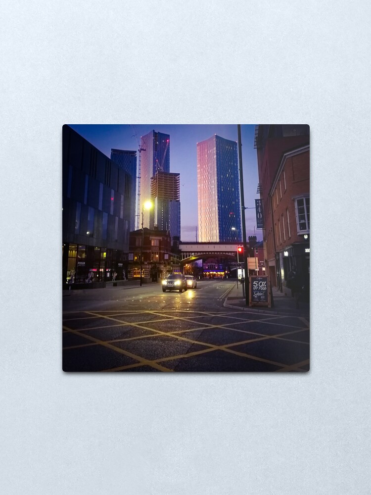 Alternate view of Colourful sunrise in Manchester Metal Print