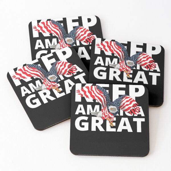 Item preview, Keep America Great Trump For President American US Flag Eagle designed and sold by ThatMerchStore.