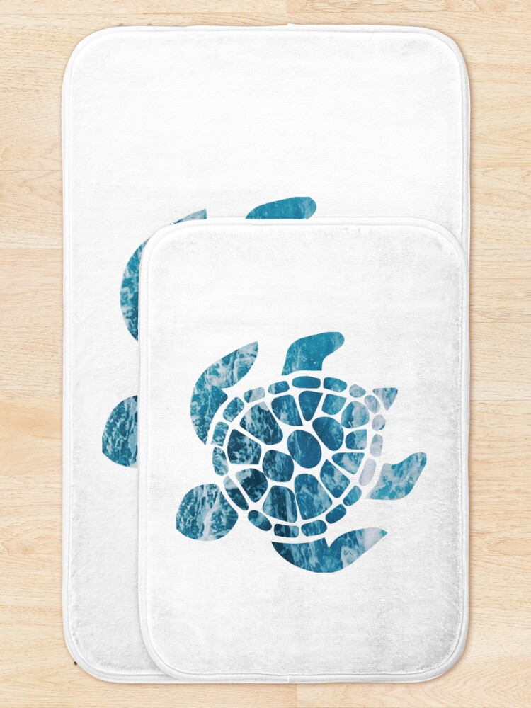 Alternate view of Ocean Sea Turtle Bath Mat