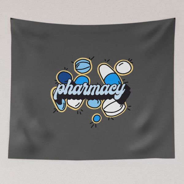 Item preview, Pharmacy and Pills - Blue designed and sold by kaylarlucas.