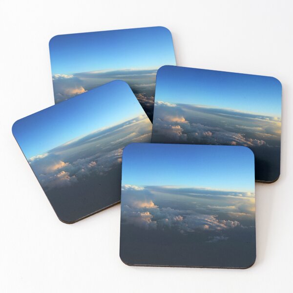 Item preview, Clouds from above during sunset designed and sold by ThePilotChannel.