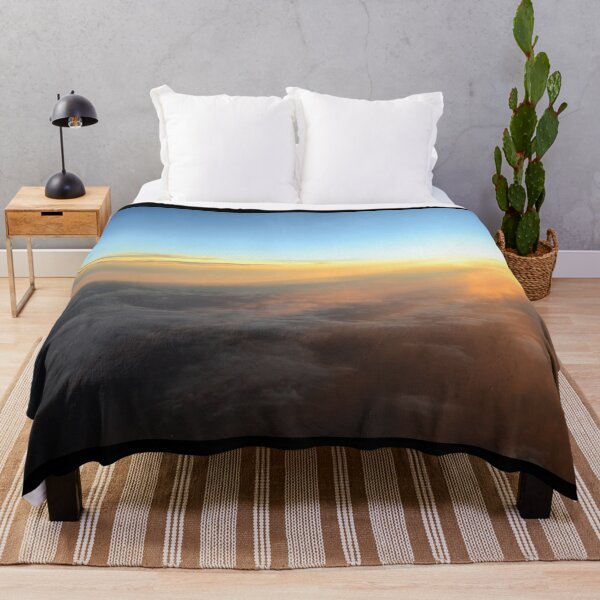 Item preview, Clouds from above with sunset designed and sold by ThePilotChannel.