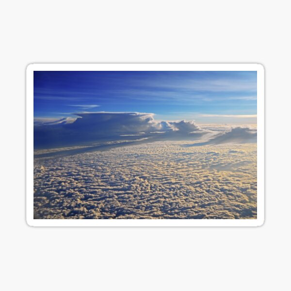 Item preview, Cubierta de nubes con tormentas eléctricas desde arriba designed and sold by ThePilotChannel.