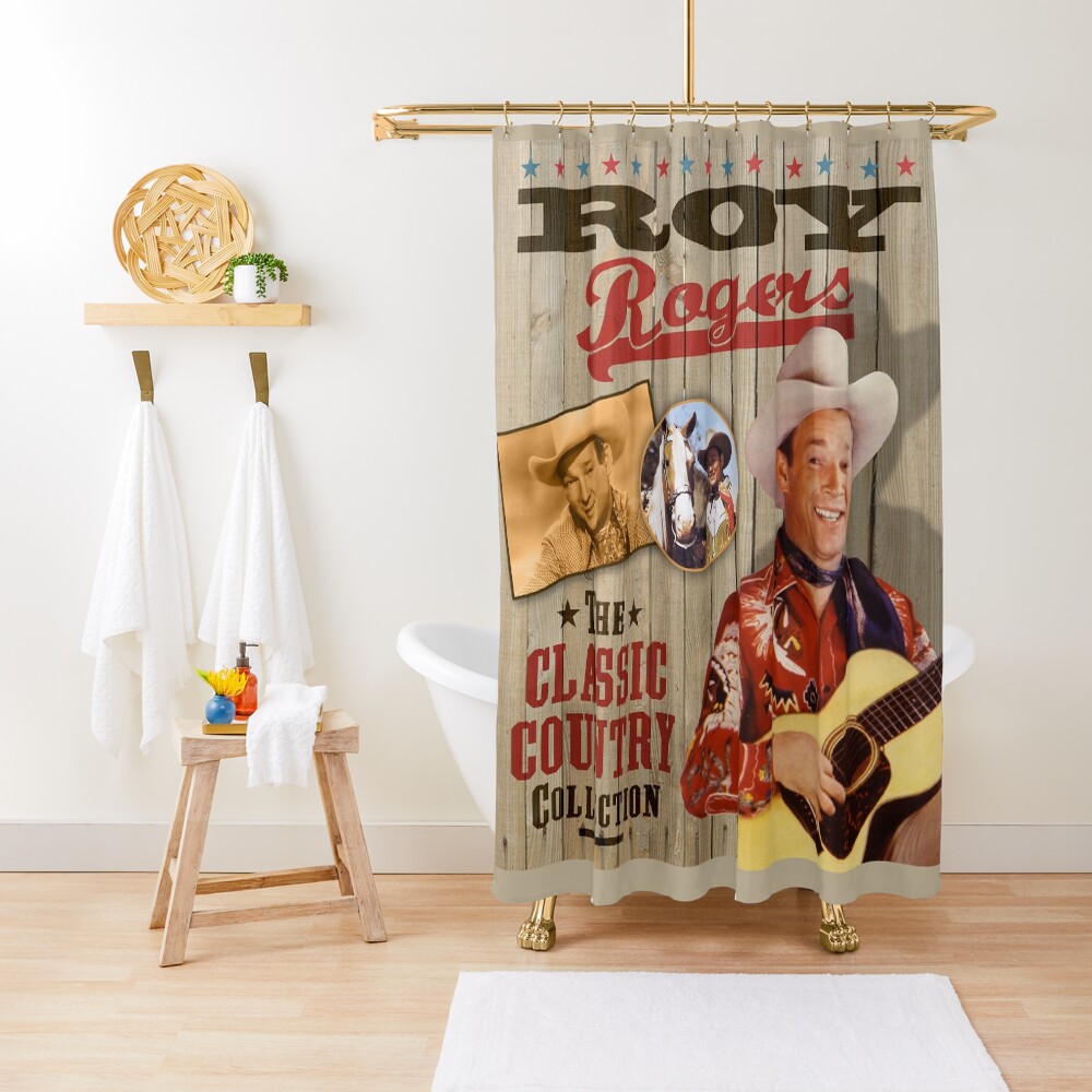 "Roy Rogers The Classic Country Collection" Shower Curtain by
