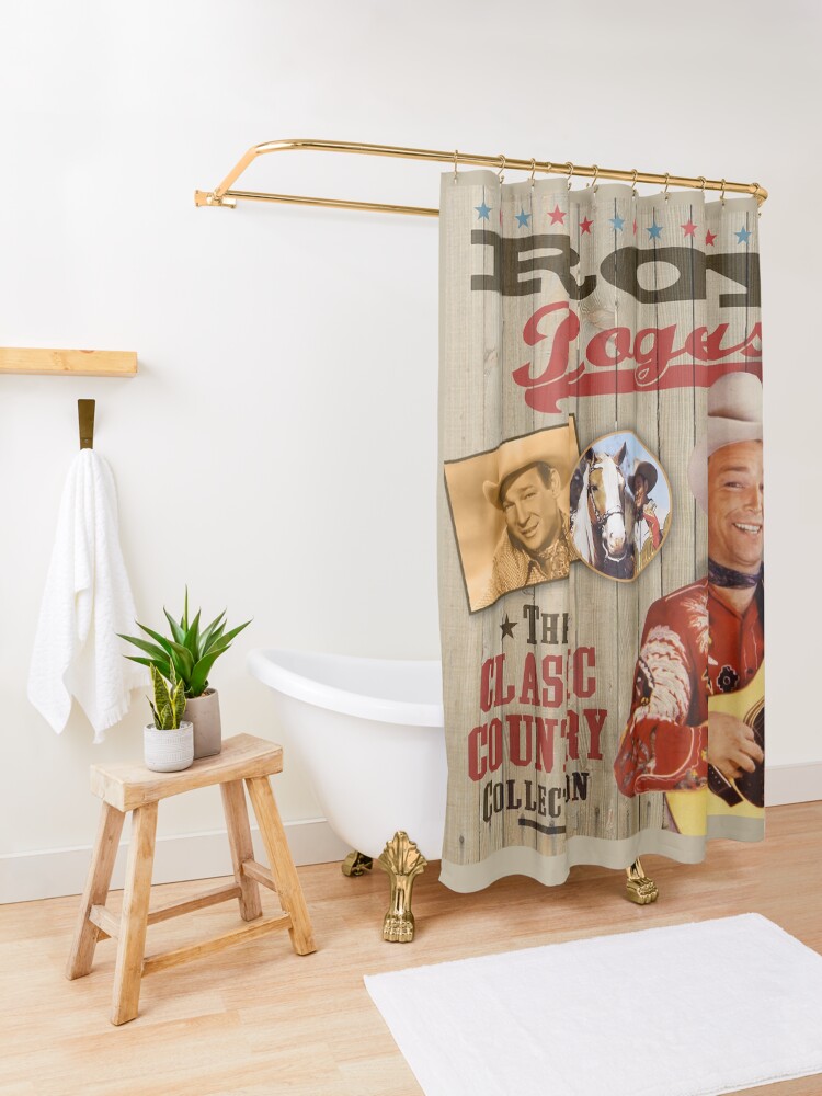 "Roy Rogers The Classic Country Collection" Shower Curtain by