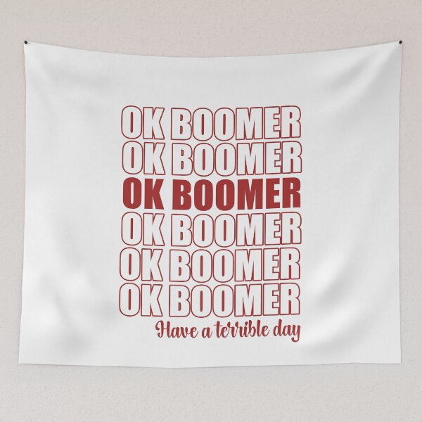 Item preview, OK boomer designed and sold by FrictionMaxxing.