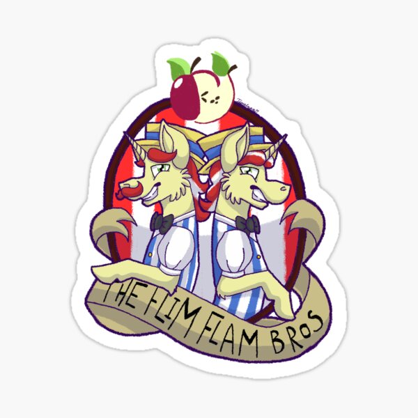 The World Famous Flim Flam Brothers Sticker