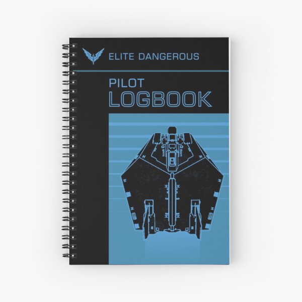 ELITE DANGEROUS:PILOT LOGBOOK ASP BLUE Spiral Notebook