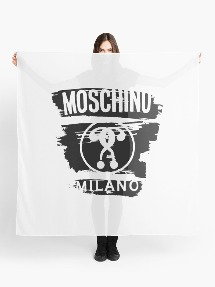 moschino milano scarf