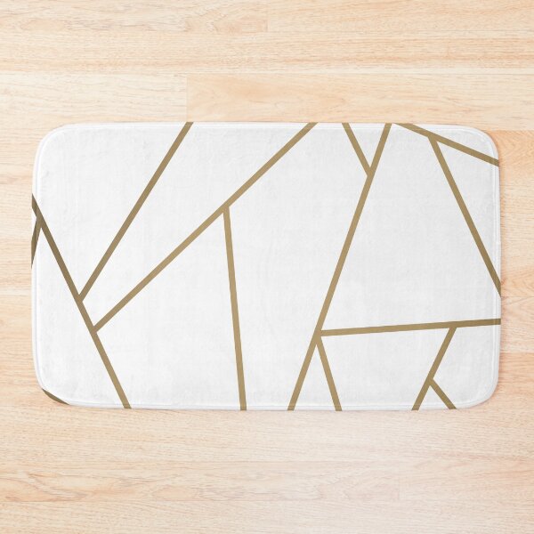 Item preview, White and golden geometric background designed and sold by Jenmag.