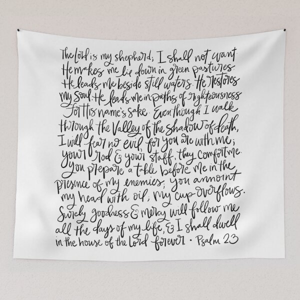 Item preview, Psalm 23 designed and sold by thomaslettering.
