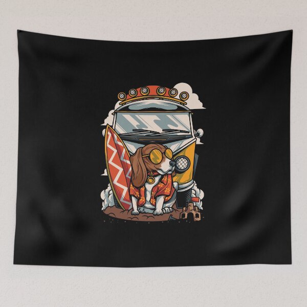 Item preview, Beagle Dog Surfing Urlaub designed and sold by Sven19864.