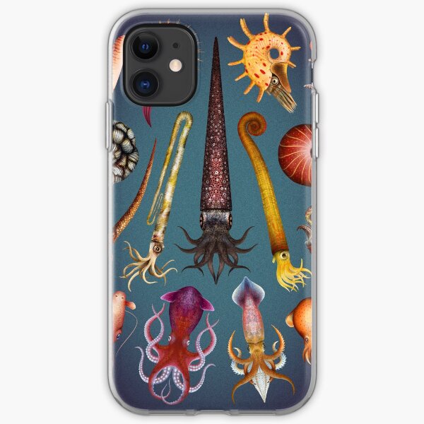 Cephalopods Plate iPhone Soft Case