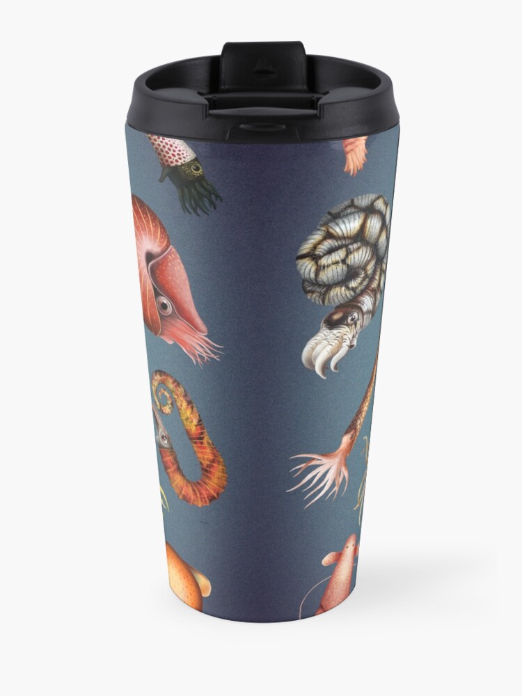 Alternate view of Cephalopods Plate Travel Coffee Mug