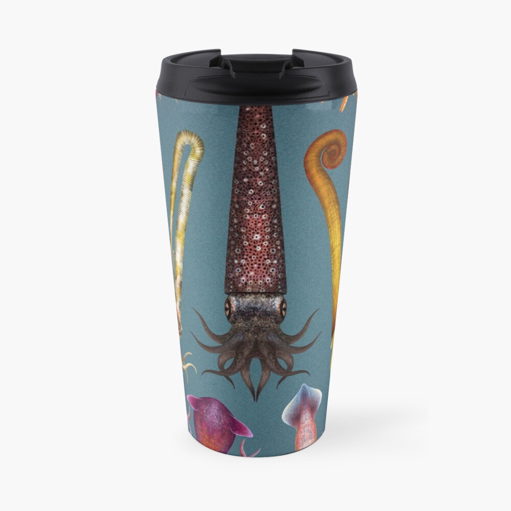 Cephalopods Plate Travel Coffee Mug