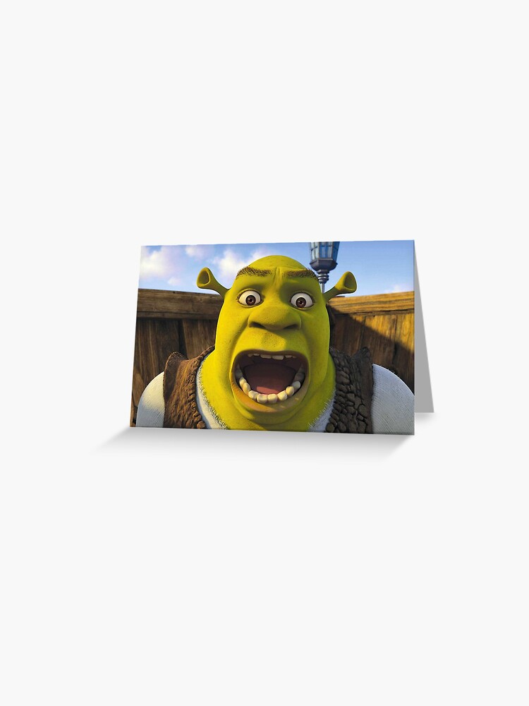 Shrek 3 - Shrek Confused | Greeting Card
