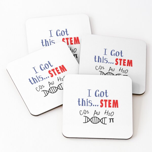 Item preview, 'I Got This…STEM' (White) designed and sold by The Button Gal.