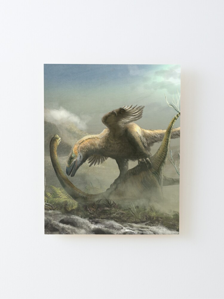 Cute Deinonychus Art Board Print for Sale by saradrawspaleo