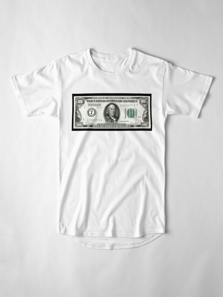 $100 bill shirt