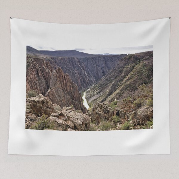 Item preview, Canyon And River At Pulpit Rock - Black Canyon Of The Gunnison National Park designed and sold by jtrommer.