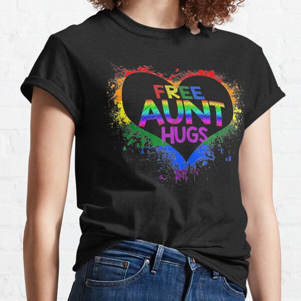 free aunt hugs t shirt