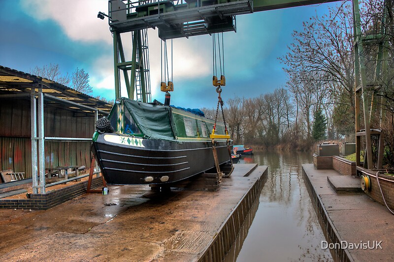 "Debdale Canal Boat Maintenance Yard Leicestershire, England, UK." by DonDavisUK Redbubble