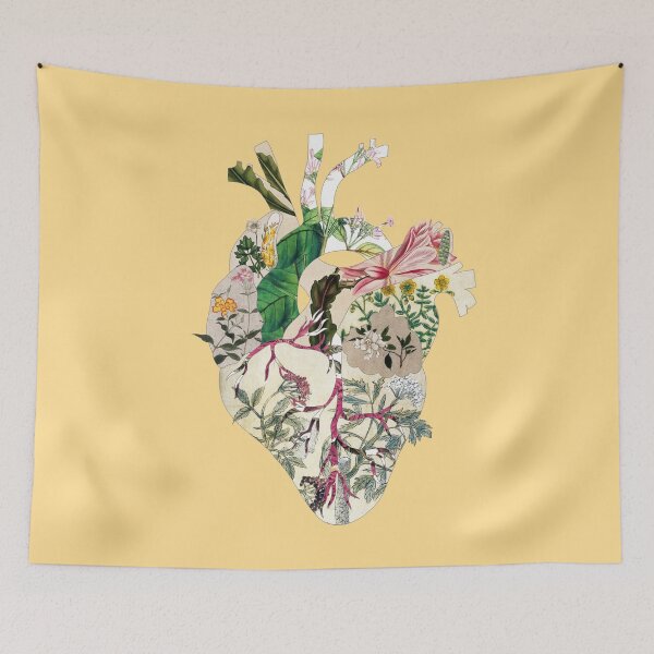 Item preview, Vintage Botanical Heart - sunshine designed and sold by BiancaGreen.