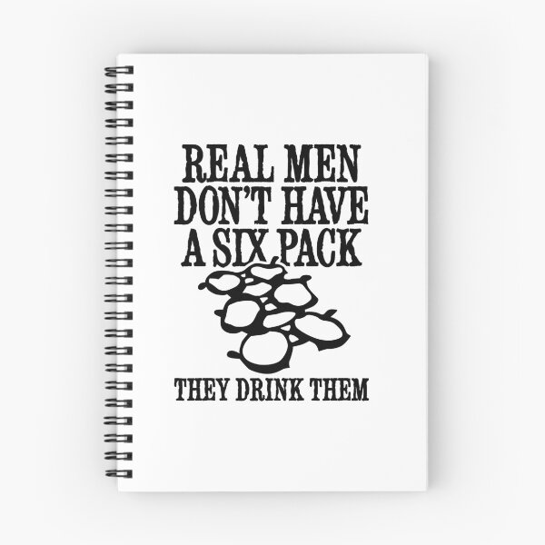Item preview, Real men don't have a six pack, they drink them! funny beer designed and sold by LaundryFactory.