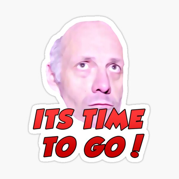 Arsenal Fan Tv Claude Its Time To Go Sticker By Theborednobs Redbubble