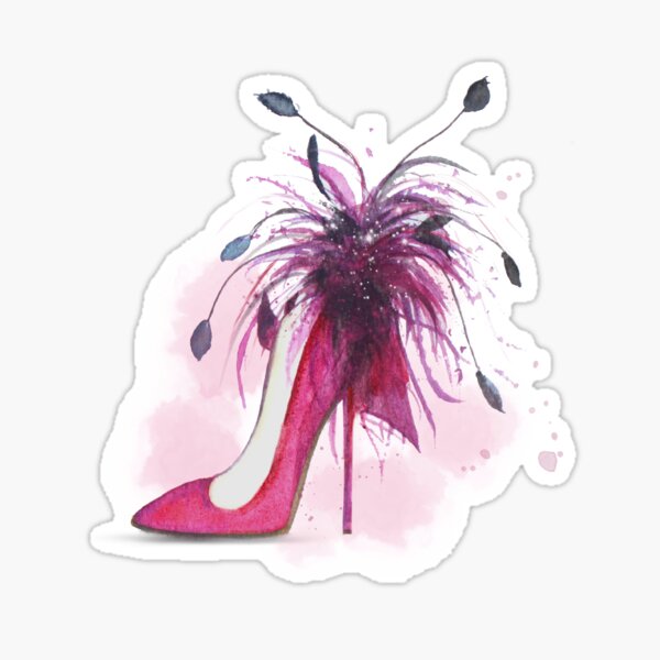 Passion Stickers - Famous Shoes Christian Louboutin Logo Decals & Stickers