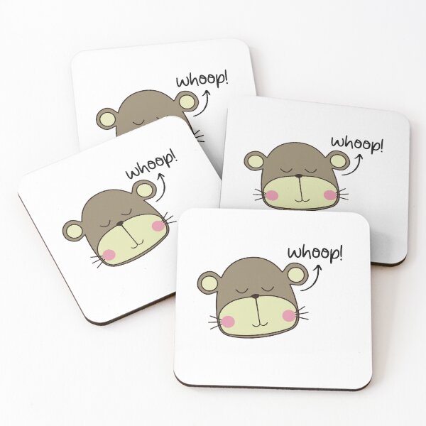 Item preview, Monkey Whoop Cute Funny Happy Sarcastic Spiritual Animal Birthday Gift designed and sold by EpsilonEridani.