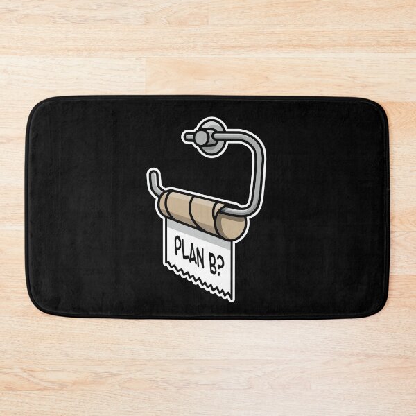 Item preview, Plan B funny empty toilet paper toilet improvise designed and sold by LaundryFactory.