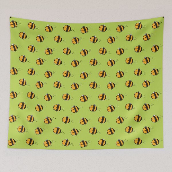 Item preview, Cute happy bee designed and sold by peppermintpopuk.